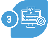 Desarrollo es el tercer paso del proceso de desarrollo de aplicaciones de Sofnux.